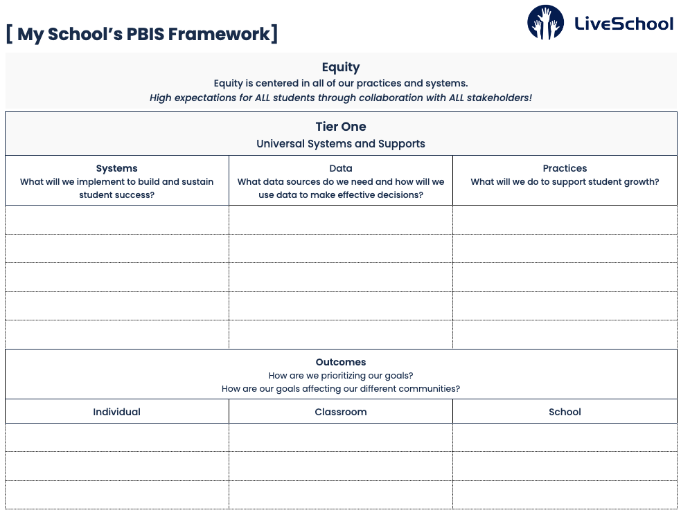 PBIS Framework Template